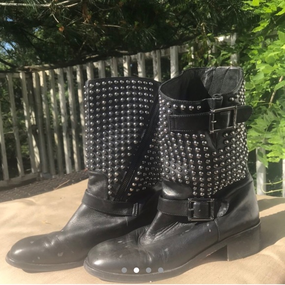 vince camuto studded boots - Picture 2 of 4